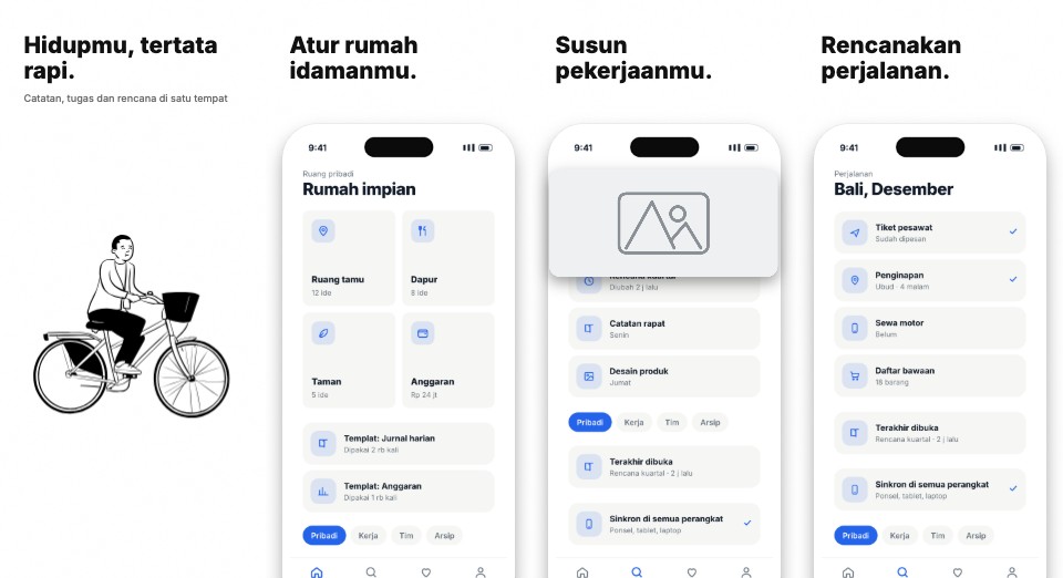 Template Store Kertas Rapi