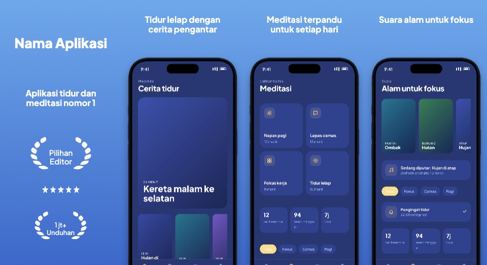 Template Store Langit Tenang