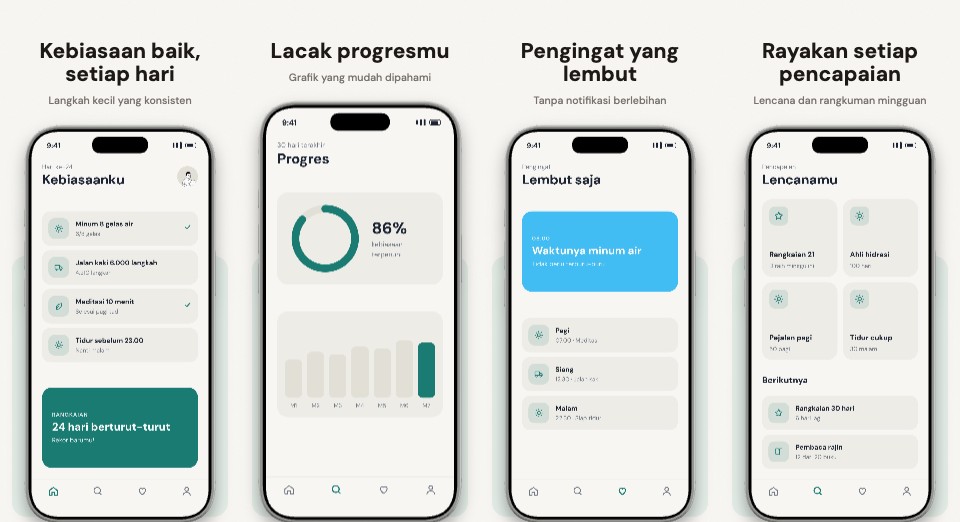 Template Store Minimal Lembut